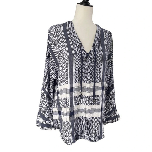 Rails Lily Blouse in Sapphire Jacquard - Picture 10 of 14
